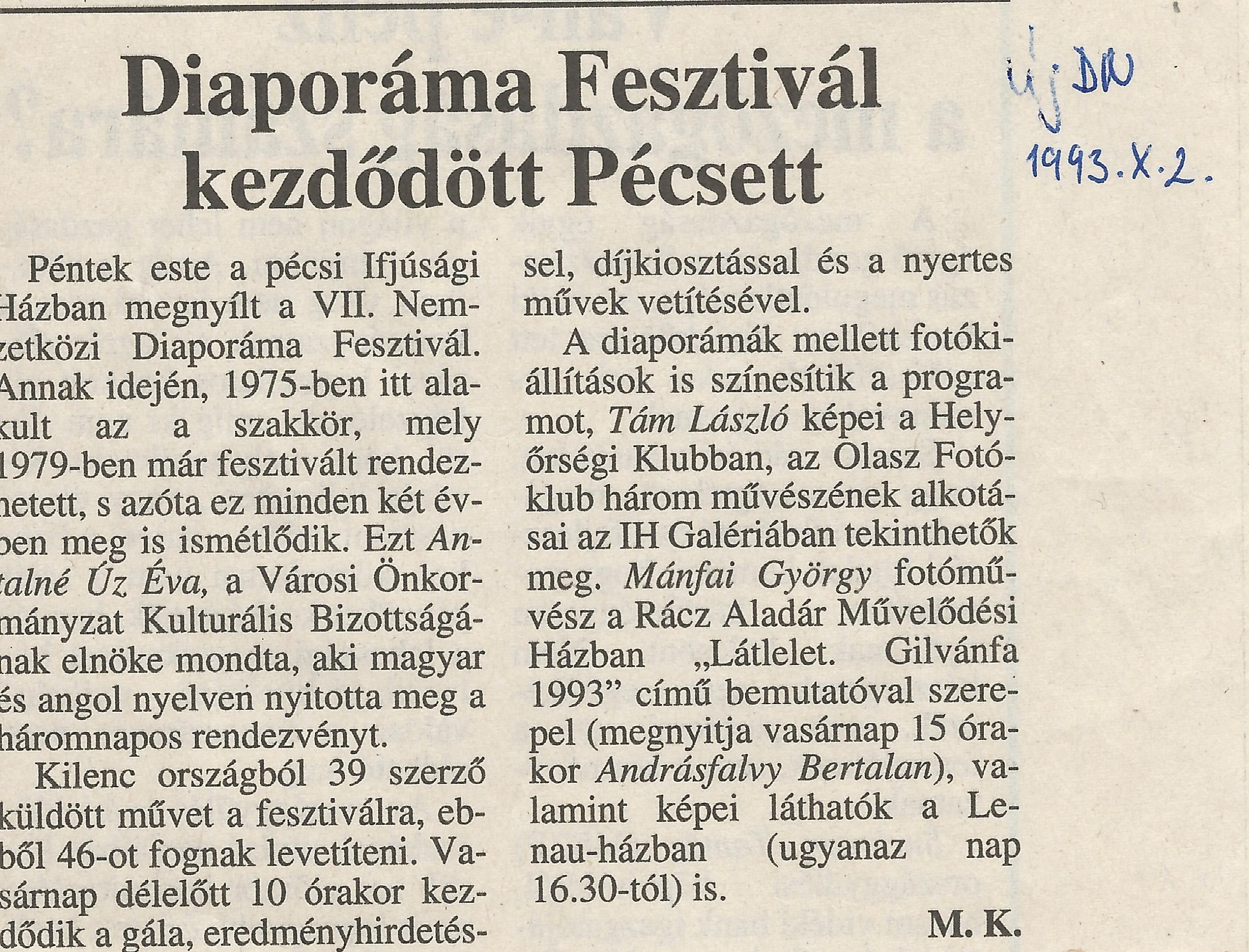 VII.Nemzetközi Diaporáma Fesztivál