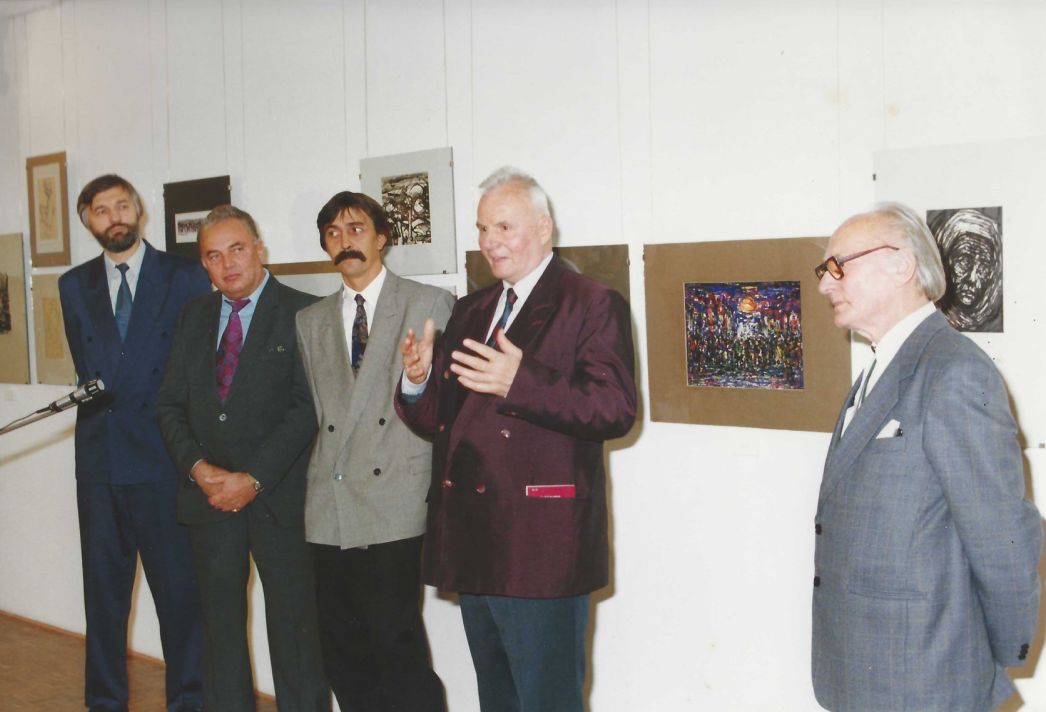 Mohácsi Regős Ferenc kiállítás megnyitója